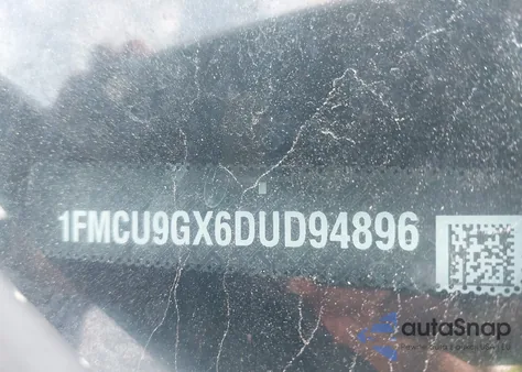 2013 Ford Escape Se z USA, uszkodzony, nr VIN 1FMCU9GX6DUD94896